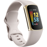 FitBit Charge 5Soft Gold/Lunar White