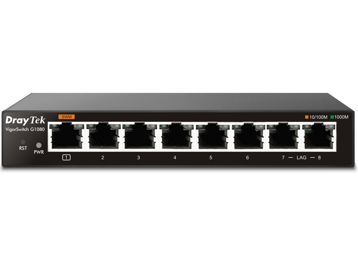 DrayTek VSG1080 Managed Gigabit Ethernet (10/100/1000) Black