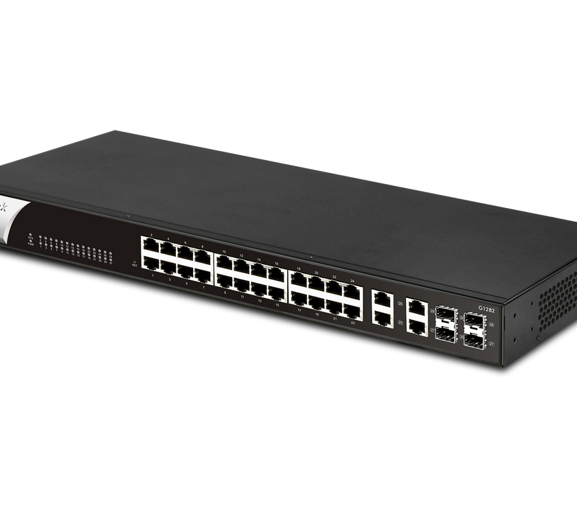 Draytek VSG1282 Managed Gigabit Ethernet (10/100/1000) 1U Black