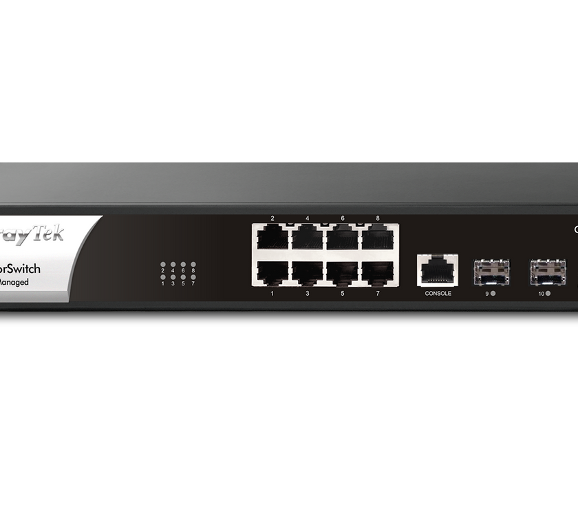 DrayTek VigorSwitch G2100 Managed L2+ Gigabit Ethernet (10/100/1000) 1U Black