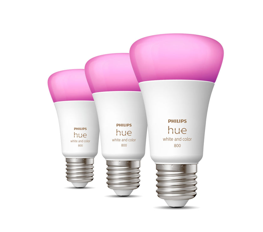 Philips Hue White And Colour Ambiance 6.5W E27 3Pack