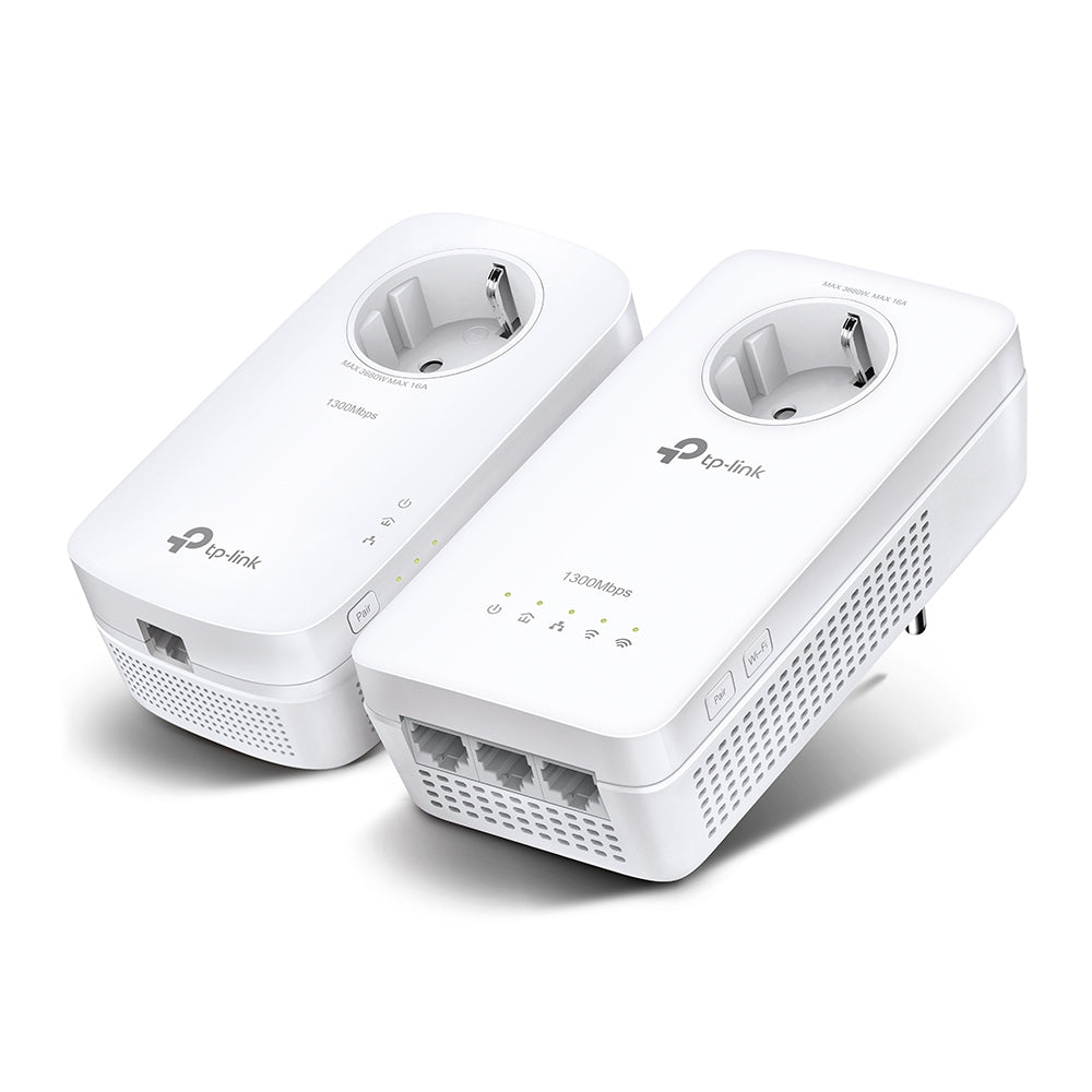TP-Link TL-WPA8631P AV1300 Gigabit Passthrough Powerline - V3 Kit