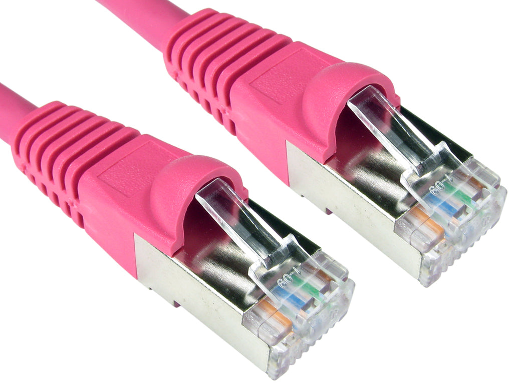 CDL 20m Cat6A Patch Cable - Pink