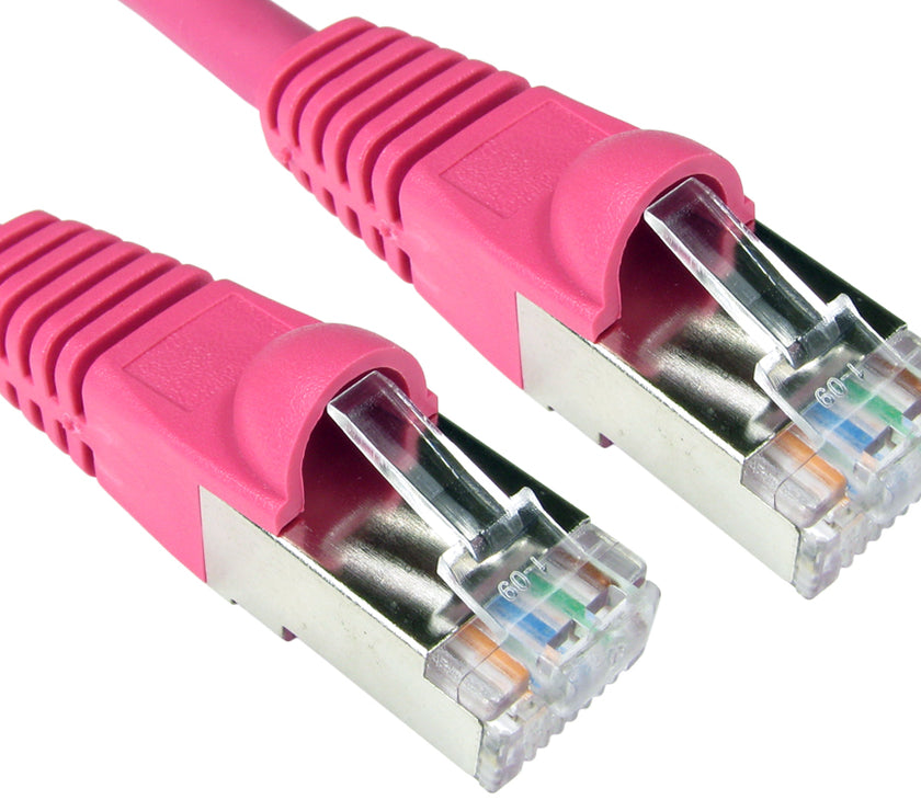 CDL 0.5m Cat6A Patch Cable - Pink