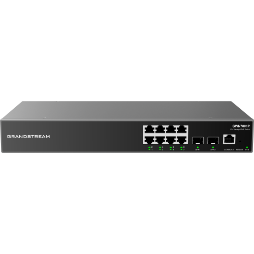 Grandsream GWN7801 NETWORK SWITCHES POE 8 X POE, 2 X SFP