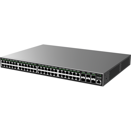 GWN7806 NETWORK SWITCH 48PORT GBE, 6 X SFP L2 PSE