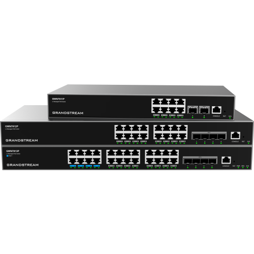Grandstream GWN7812P L3 SWITCH, 16 X POE, 4 X SFP
