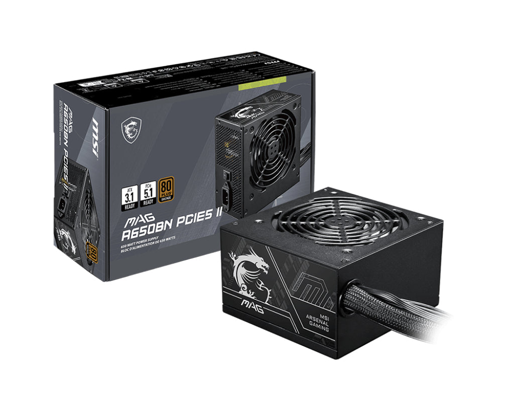 MSI 650W BRONZE STA MAG A650BN PCIE5 II