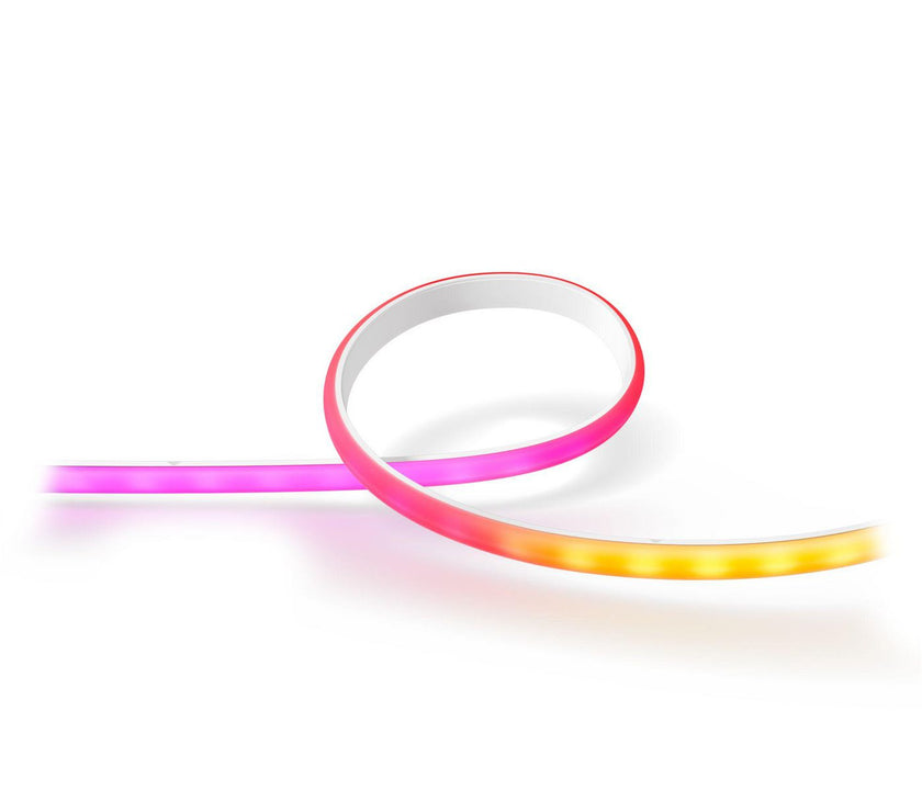 Philips Hue Gradient Lightstrip [2m] White & Colour Ambiance Smart LED Base Kit with Bluetooth