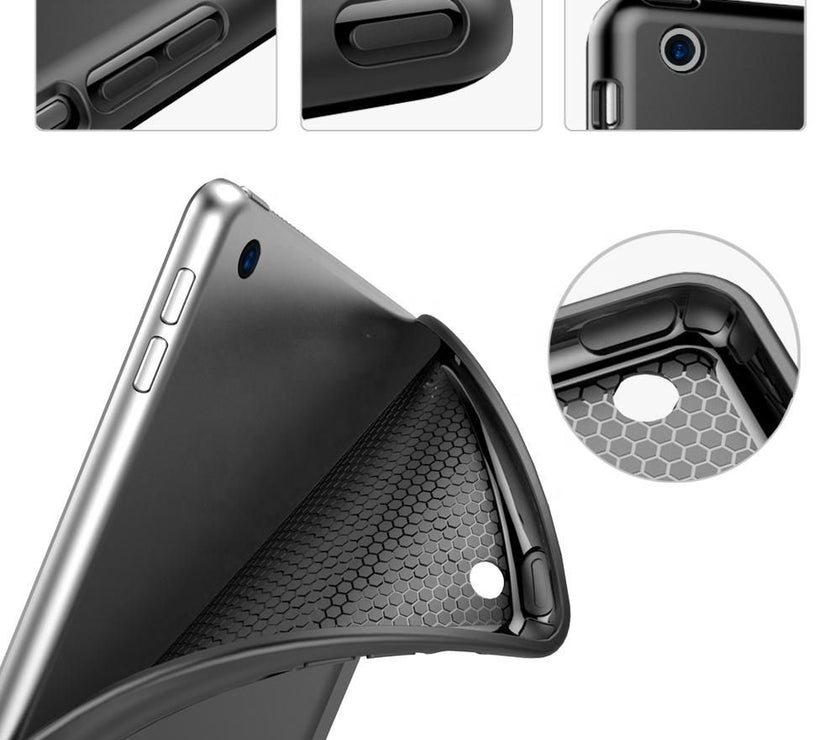 eSTUFF iPad 10.2 2021/2020/2019 DENVER Folio Case - Black -