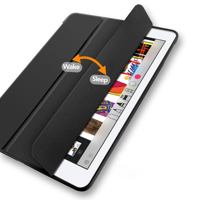 eSTUFF iPad 10.2 2021/2020/2019 DENVER Folio Case - Black -