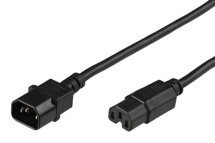 MicroConnect Extension Cord C14 - C15, 2m
