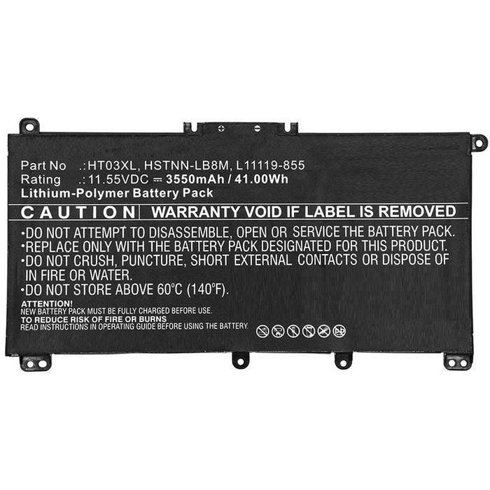 CoreParts Laptop Battery for HP 38.76Wh Li-Pol 11.4V 3400mAh