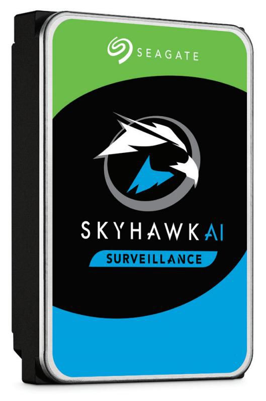 Seagate AI-Optimised Surveillance Hard Drive, 3.5", 8 TB, 256 Mb, 235 MB/s, SATA III, 550 TB/yr