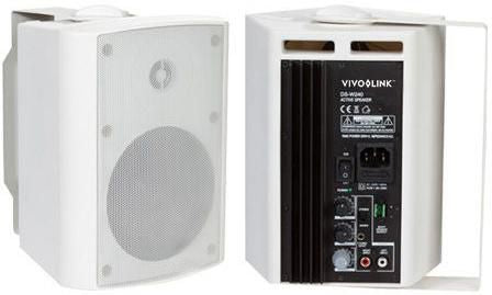 Vivolink Active Speaker Set, 2x30W, 5.25", White