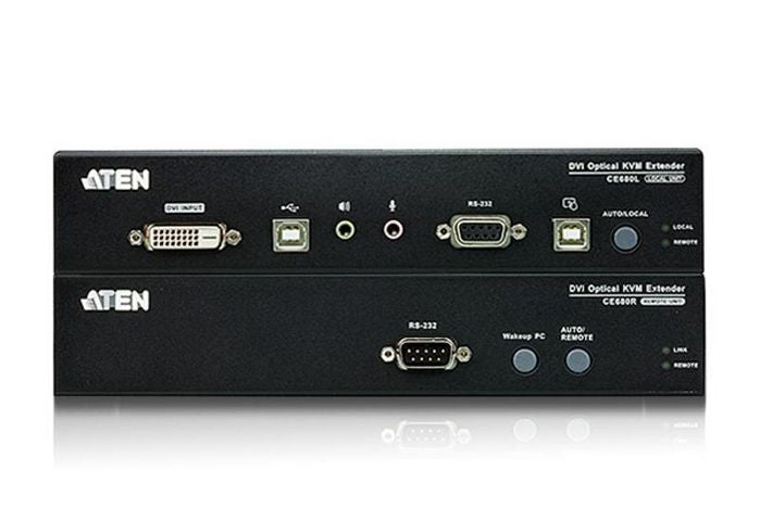 DVI USB FIBRE EXTENDER 600M