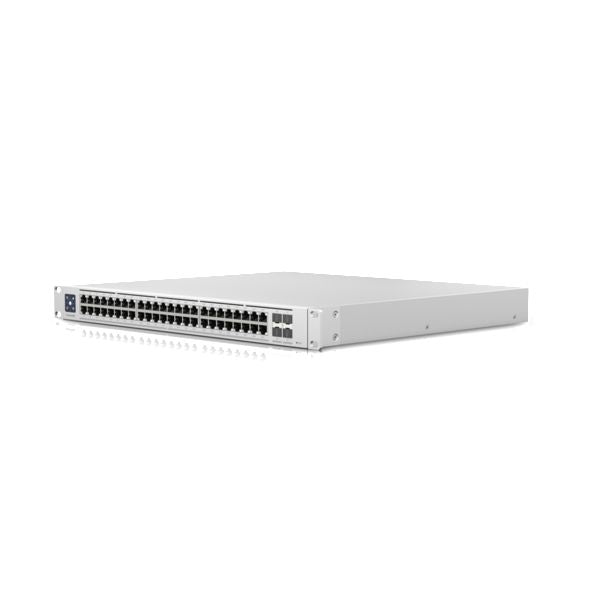 Ubiquiti USW Enterprise 48 PoE, L3, 2.5GbE, 802.3at PoE+ RJ45 ports, (4) 10G SFP+ ports, 720W