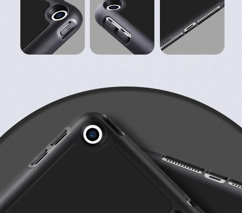 eSTUFF iPad 10.2 2021/2020/2019 DENVER Folio Case - Black -