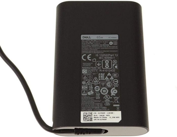 Dell AC Adapter, 65W, 19.5V, 3 Pin, Type C, C6