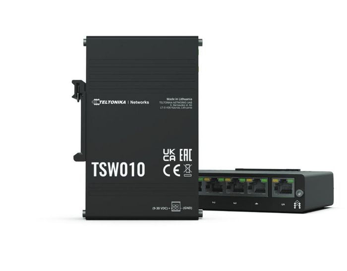 Teltonika Networks RUT951 WiFi/4G Industrial Ethernet Cellular Router with EU PSU