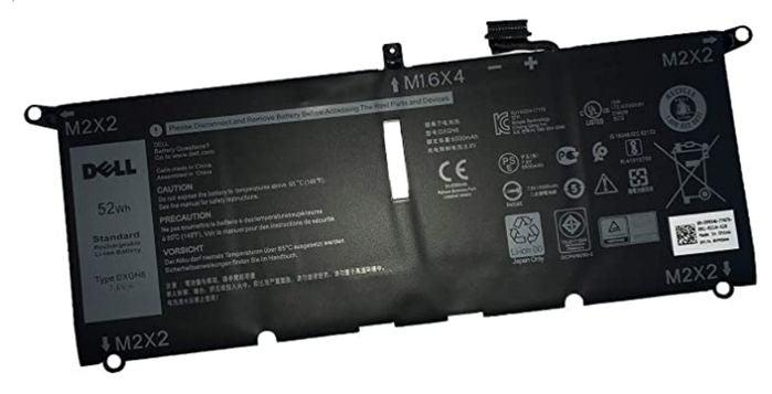 Dell Battery, 52 WHR, 4 Cell, Lithium Ion