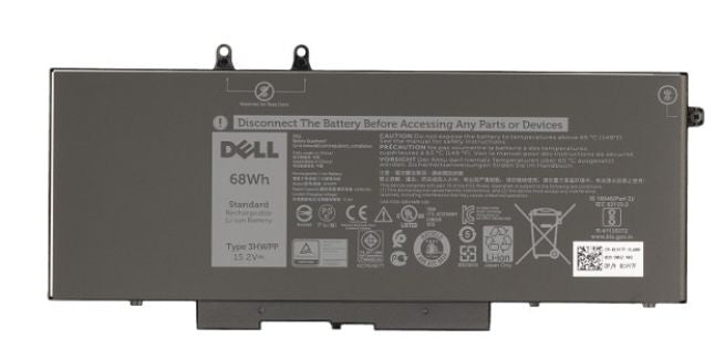 Dell Battery, 68WHR, 4 Cell, Lithium Ion