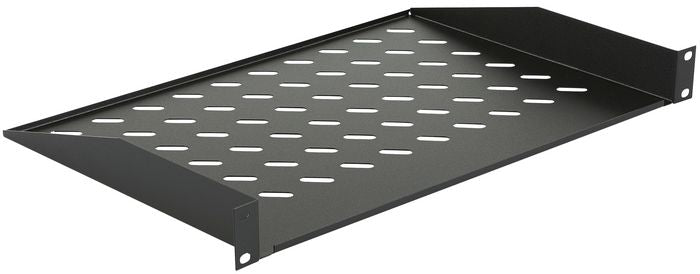 Lanview 1U 19" Rack Mount Shelf, Black