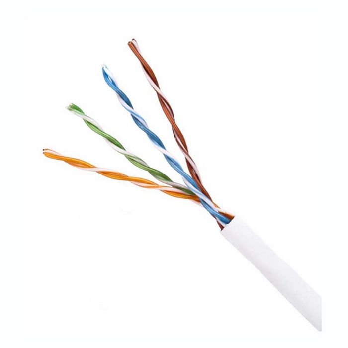 Lanview Cat5e U-UTP cable 4x2xAWG24 PVC white