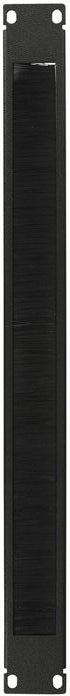 Lanview 1U 19" Brushed Cable Organizer Panel
