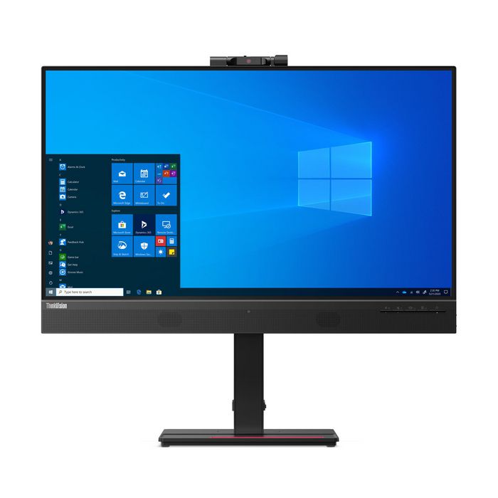 Lenovo 27" 2560x1440 IPS, 16:9, 350cd/m², 60Hz, 4/6ms, 1000:1, 1080p Webcam, 2x 3W, HDMI, 2x DP, USB Type-C, Gigabit Ethernet