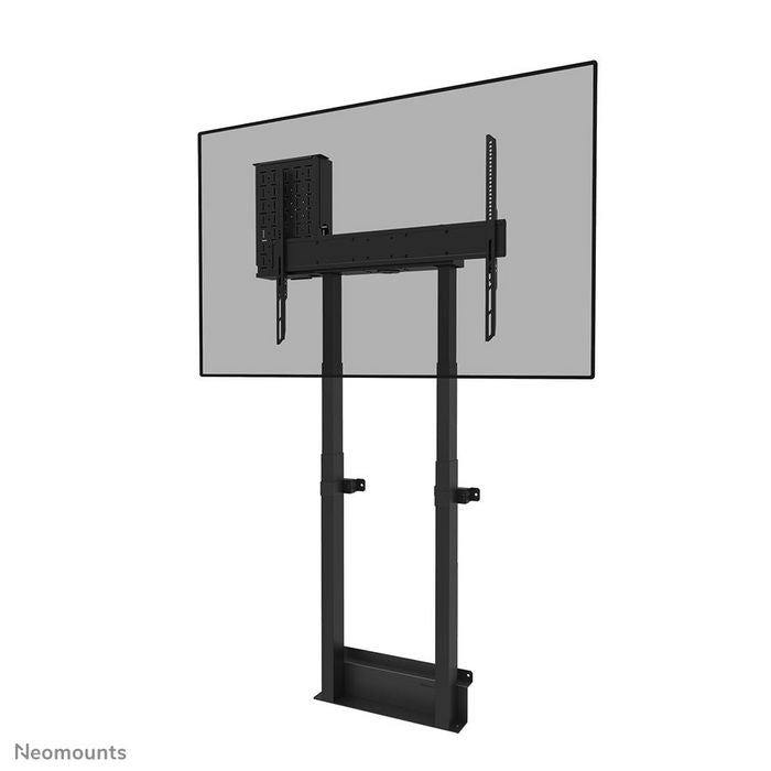 Neomounts WL55-875BL1, Floor/Wall Stand, 55-100", Max 110 kg, Motorised, H:98-163 cm (35mm/sec), VESA 100x100-800x600, Lockable (excl. lock), TÜV certified, Video bar kit optionally available - Black