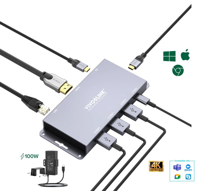 Vivolink USB-C HUB for conference system (Version 2)