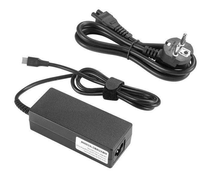 CoreParts USB-C Power Adapter PD3.0 65W 5-20V/3-3.5A - Including EU Power Cord