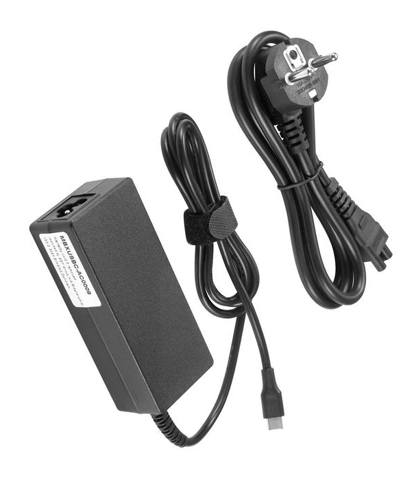 CoreParts USB-C Power Adapter PD3.0 65W 5-20V/3-3.5A - Including EU Power Cord