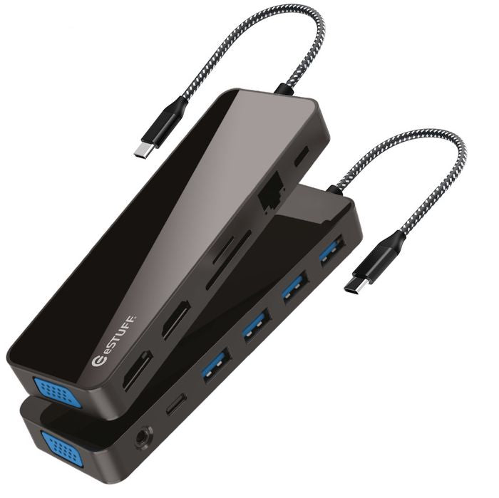 eSTUFF 13-in-1 Triple Display Mobile Dock