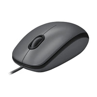 Logitech Mouse M90, USB Type-A, Grey