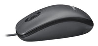 Logitech Mouse M90, USB Type-A, Grey