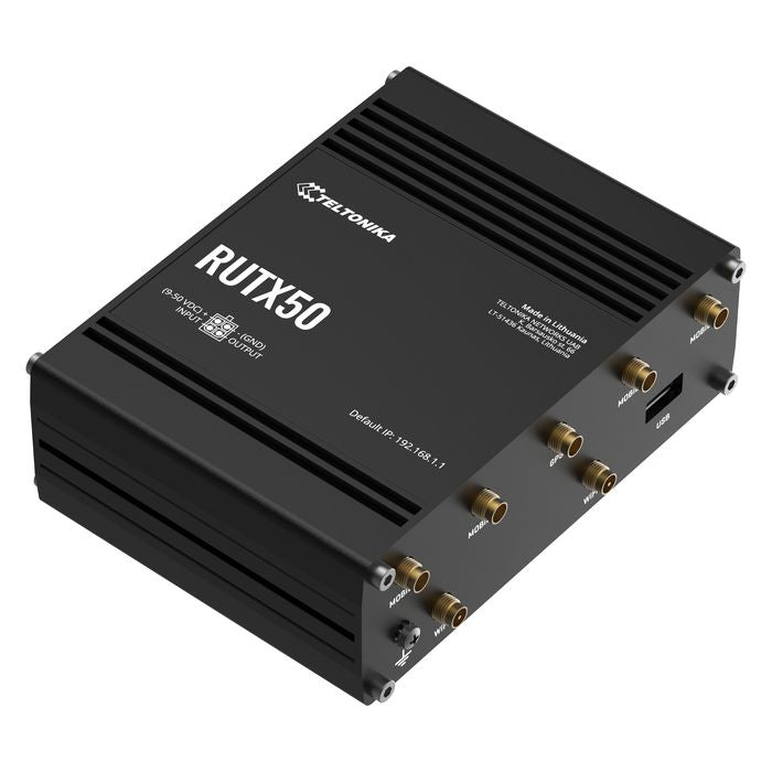 Teltonika Networks RUTX50 INDUSTRIAL 5G ROUTER, EU PSU