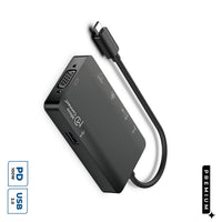 MicroConnect Premium USB-C, 2 x USB3.0 A, RJ45, HDMI, VGA, Type C, Dock, hub
