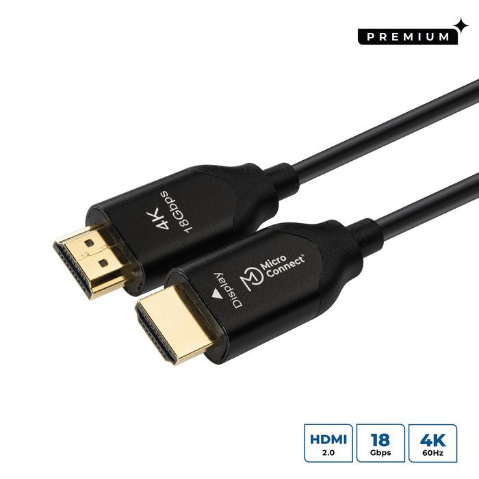 MicroConnect Premium Optic Fiber HDMI 2.0 Cable 10m