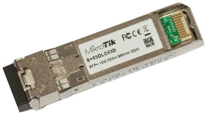 MikroTik 10 G, 300 m, MM, 850 nm, SFP+