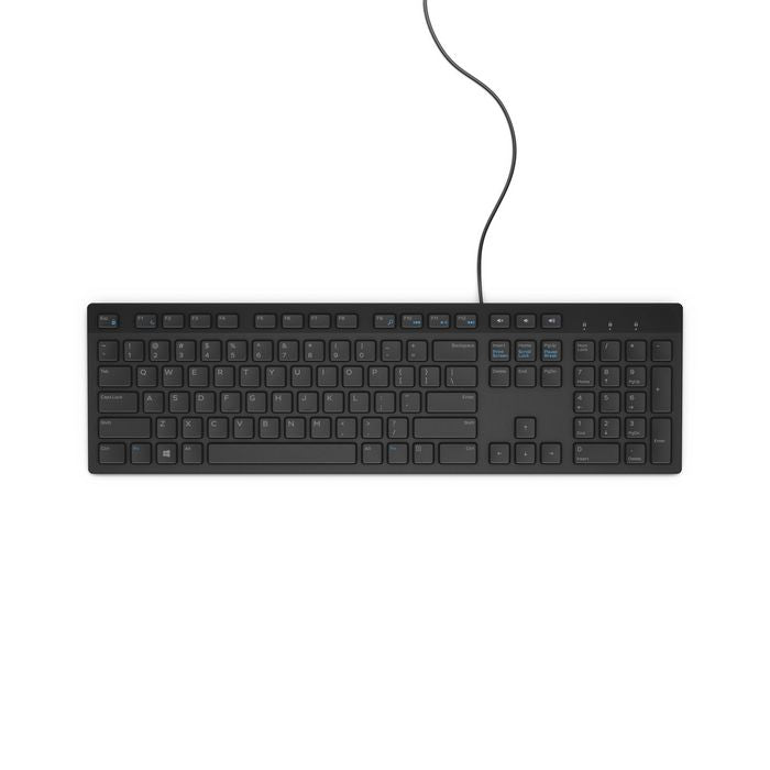 Dell Multimedia Keyboard KB216, QWERTY, US International, Black