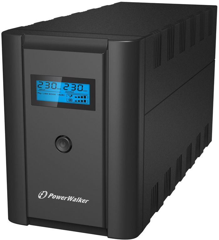 PowerWalker 1kVA, 900kW, 176-300V, 40-70Hz,144x356x229mm, 9.3kg, Black