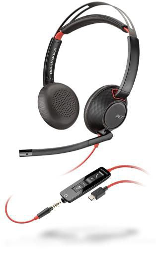 Poly Stereo, 20 Hz–20 kHz, 3.5 mm + USB-C, (BULK), WW