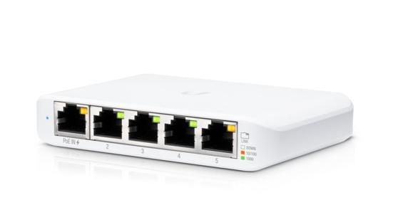 Ubiquiti 5x 10/100/1000 RJ-45 Switch (EU PSU ONLY)