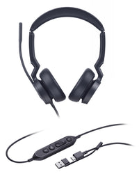 Yealink UH46 is a high-quality wired headset with ANC - Dual Teams