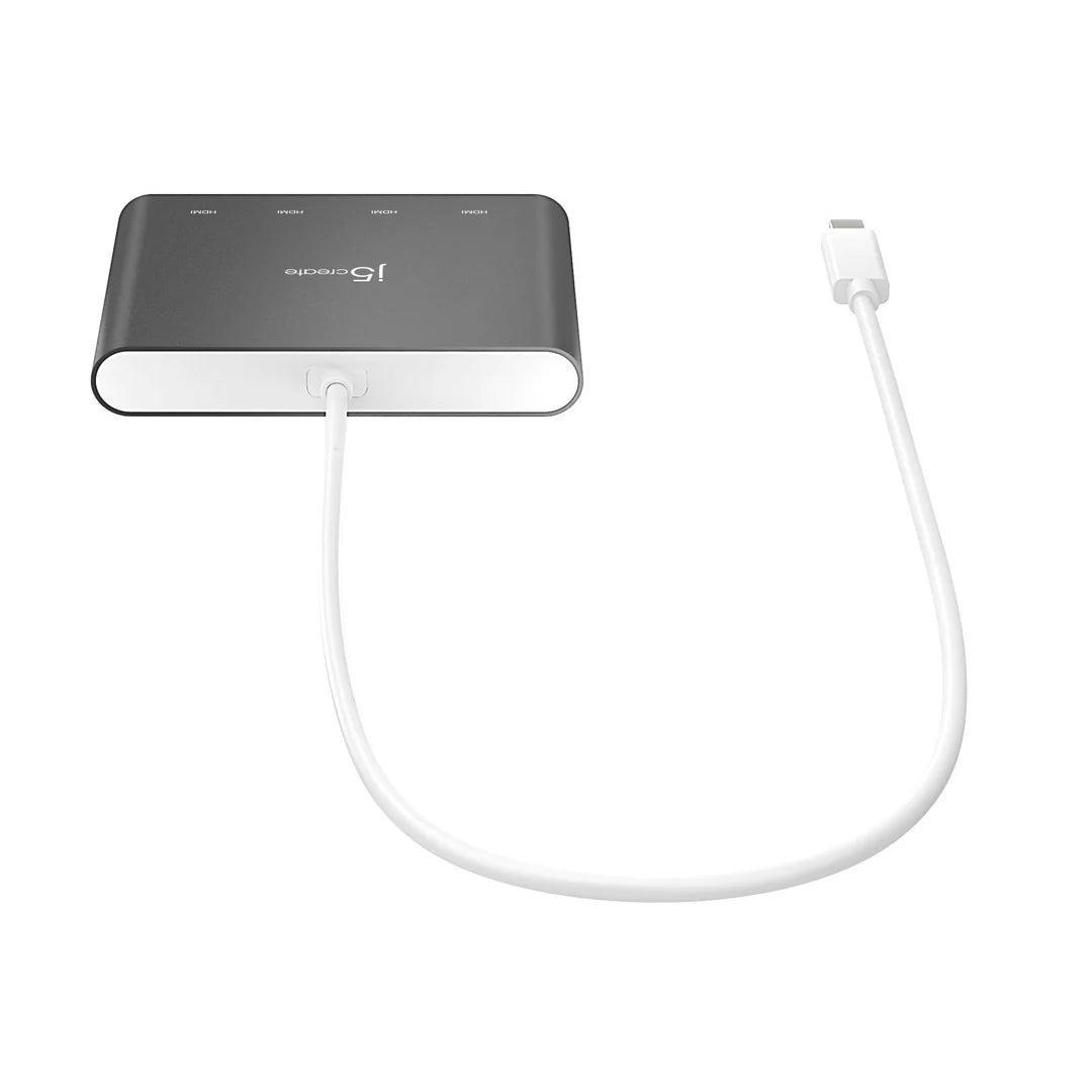 J5CREATE USB-C TO 4 PORT HDMI ADAPTER