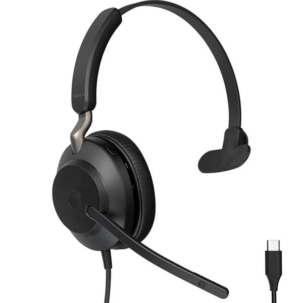 Jabra Evolve2 40 SE USB-C UC Mono