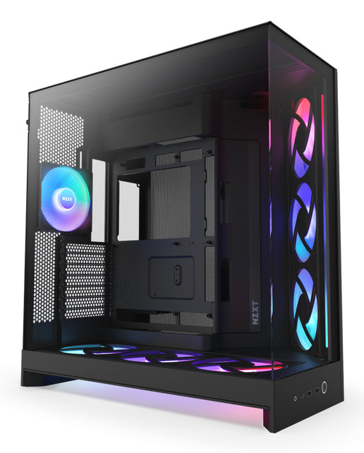 NZXT H9 FLOW RGB+ MID TOWER CASE BLACK