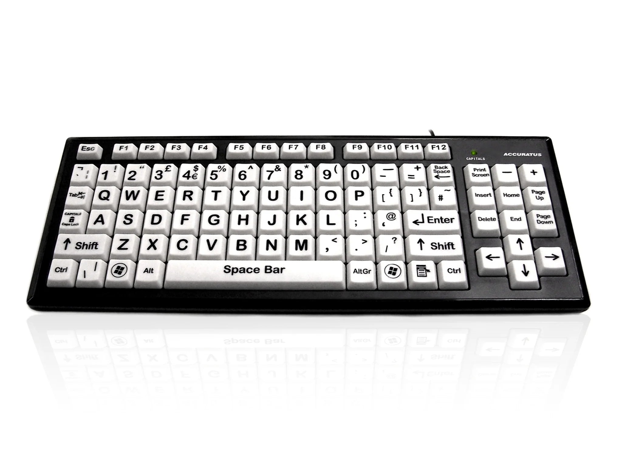 Accuratus Monster 2 High Contrast Keyboard